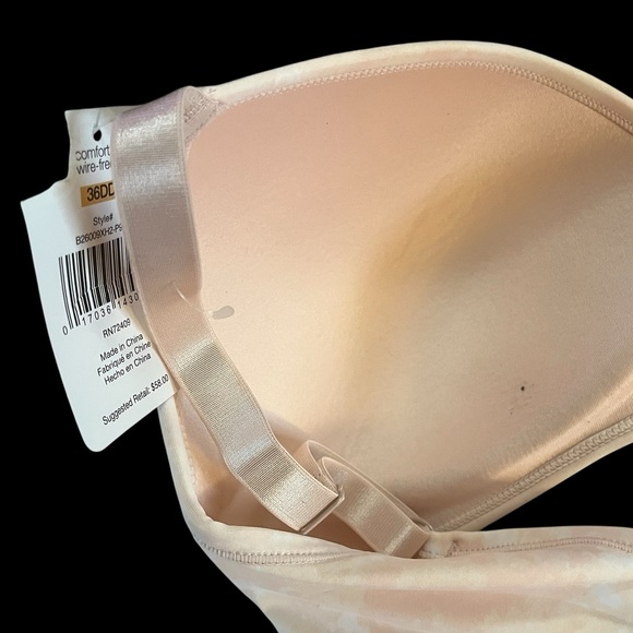 Rene Rofe Pink Triangle Bra Intimates - Picture 4 of 12